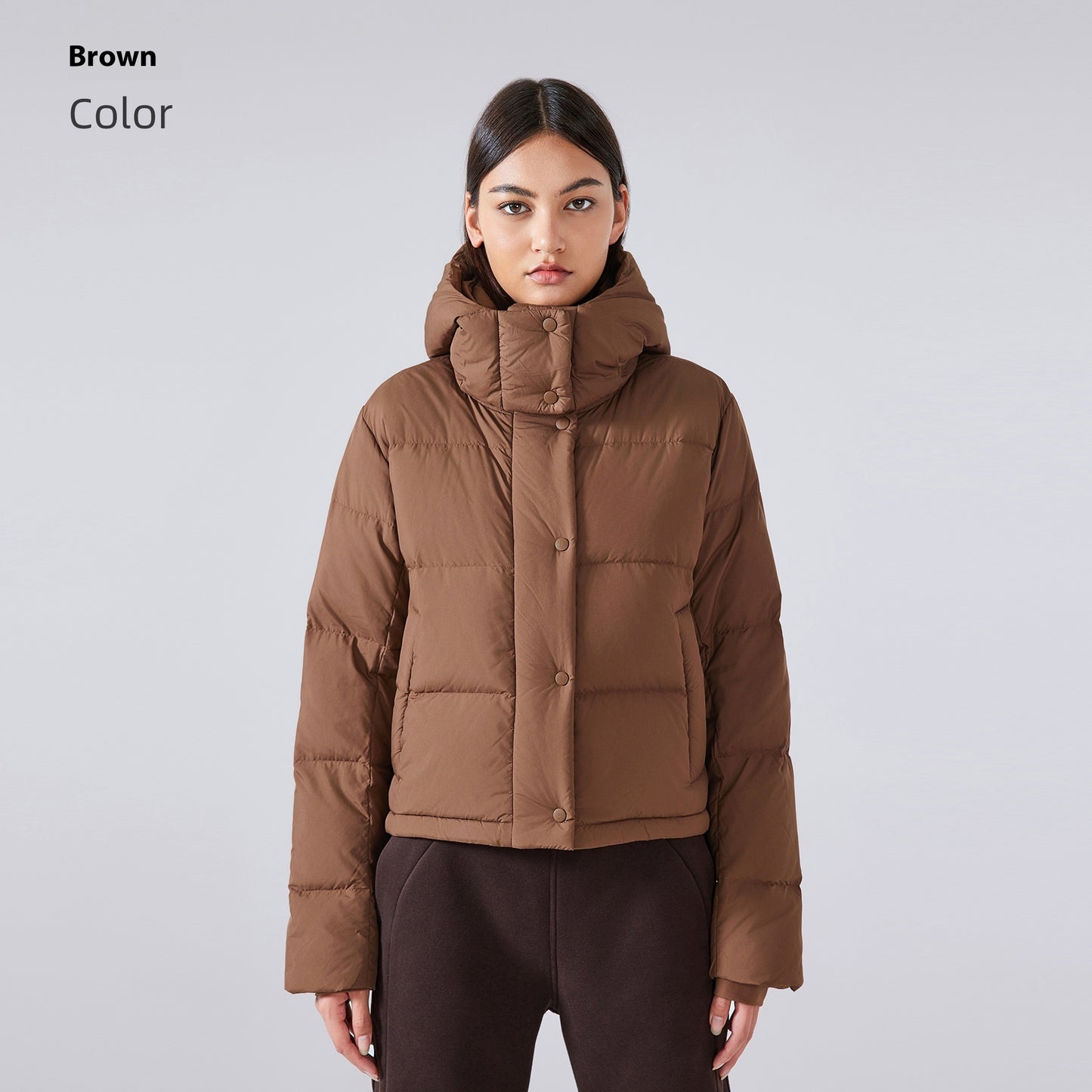 Winter Detachable Hooded High-end Down Jacket