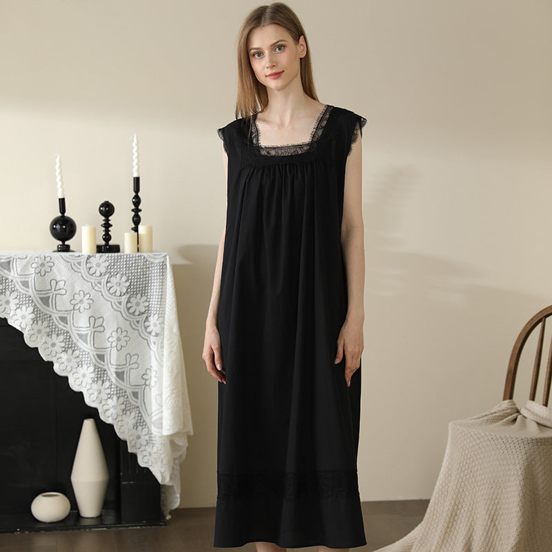 Women's French-style Cute Lace Pajamas Can Be Worn Outside