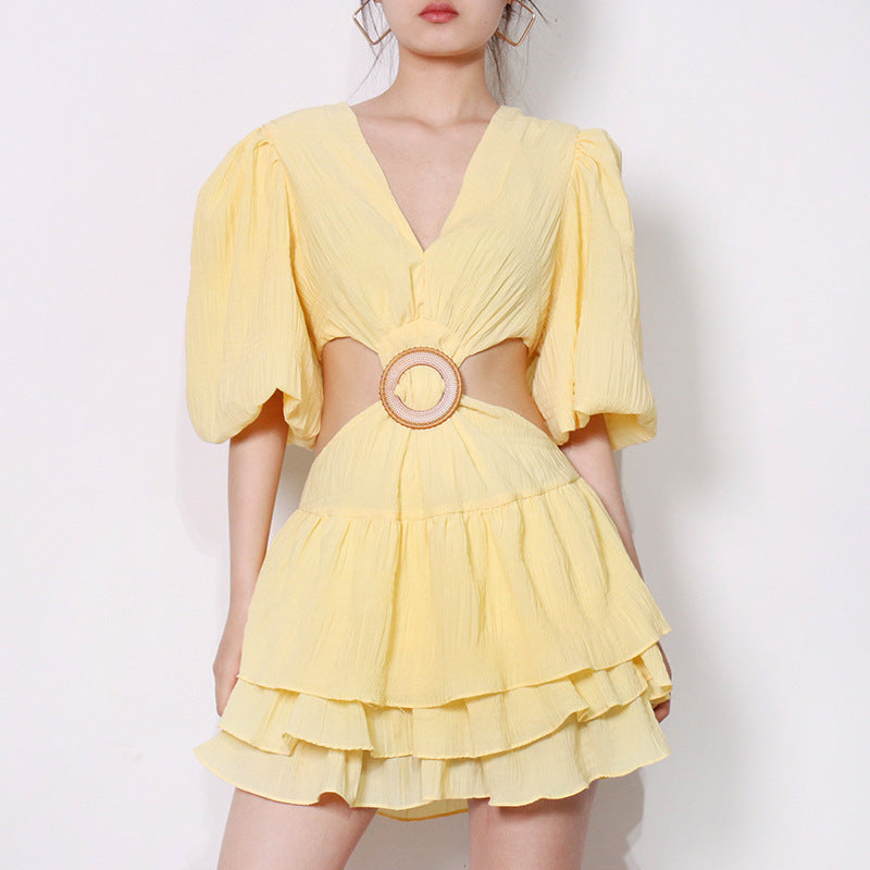 Short Skirt Chiffon Design Sense A-line Dress