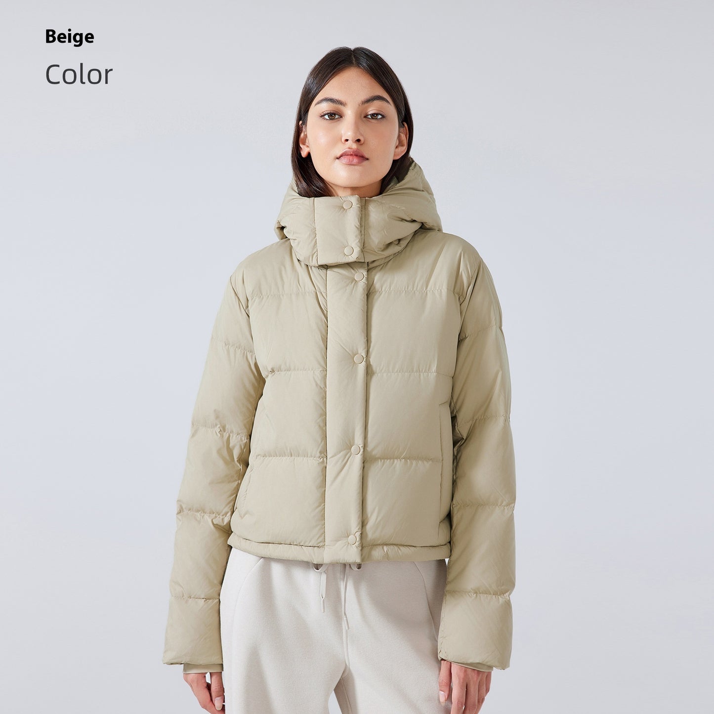 Winter Detachable Hooded High-end Down Jacket