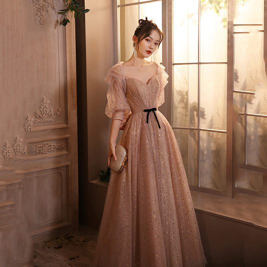 Host Elegant Atmosphere Banquet Dress Star Dress