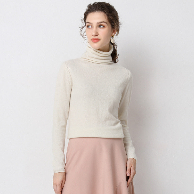 Pile-neck Sweater in Autumn and Winter With a High-neck Sweater