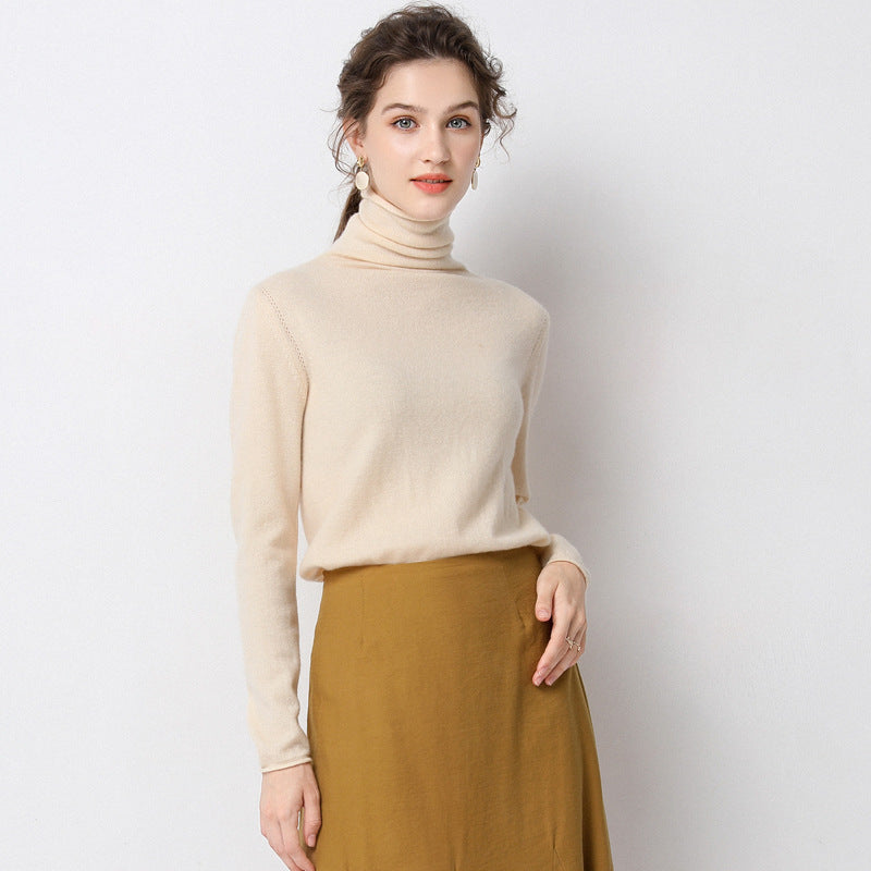 Pile-neck Sweater in Autumn and Winter With a High-neck Sweater