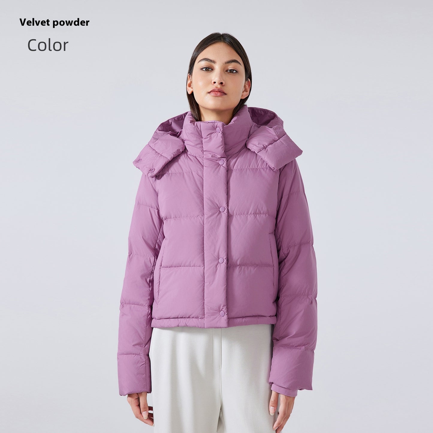 Winter Detachable Hooded High-end Down Jacket