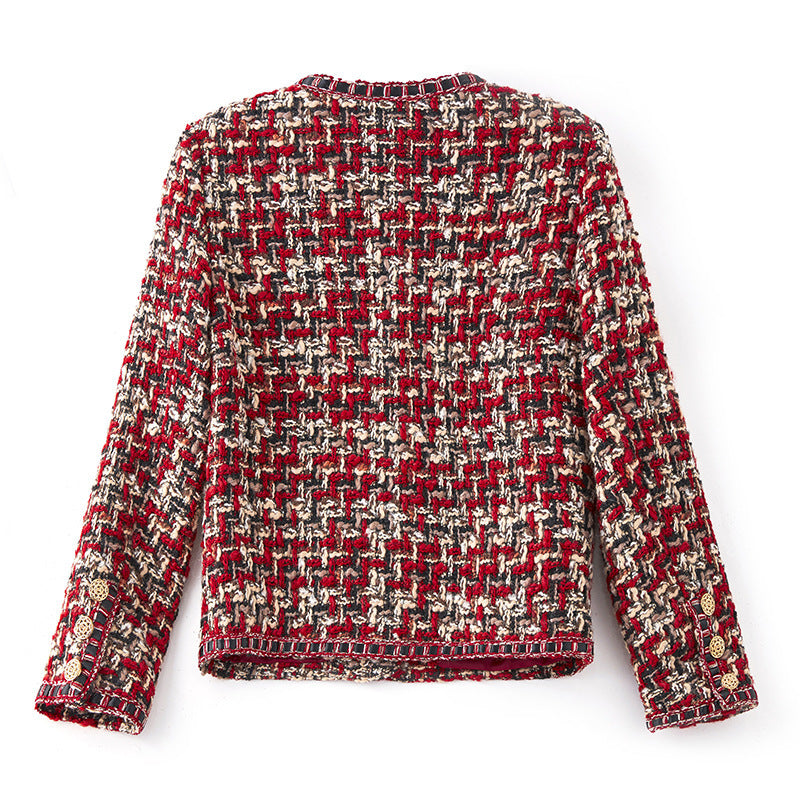 Celebrity Red Celebrity Xiaoxiang Tweed Short Jacket