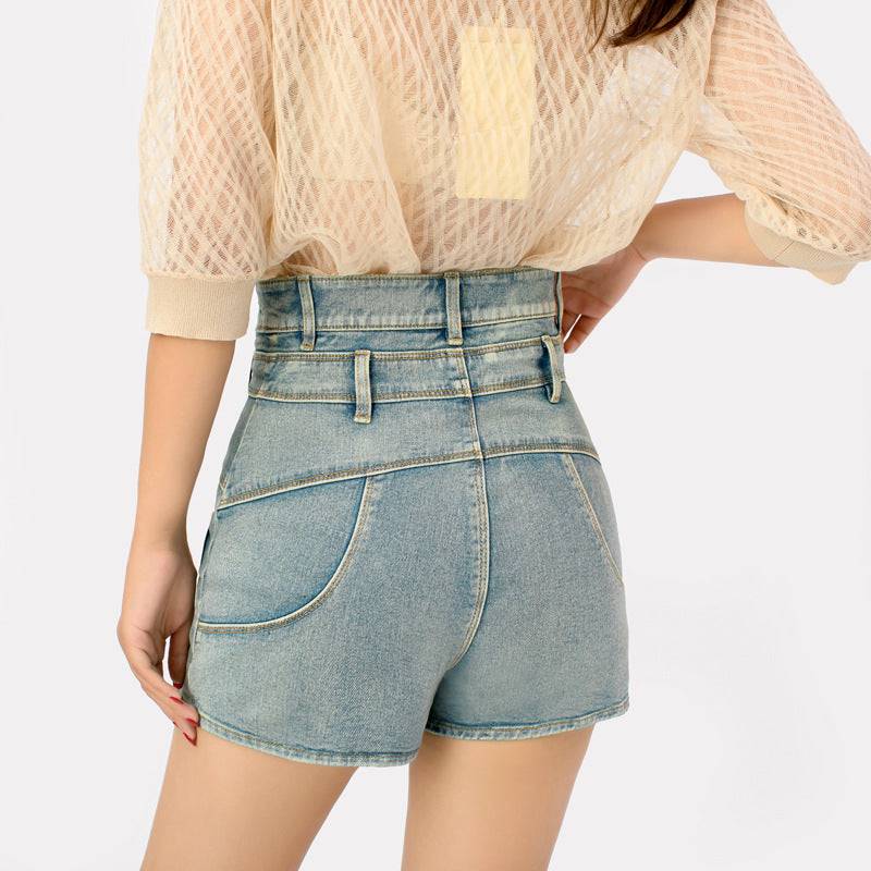 Denim shorts hot pants women