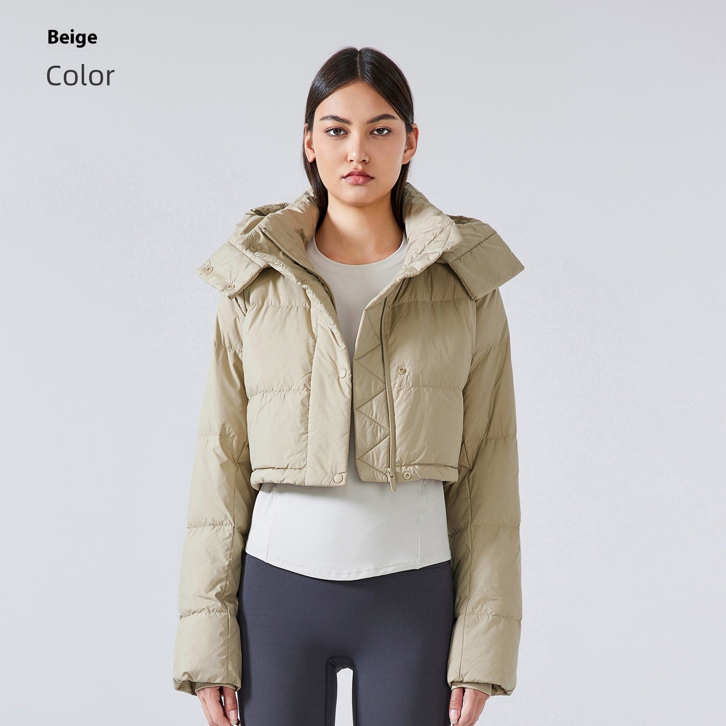 Women's Detachable Hooded Easy Matching Coat