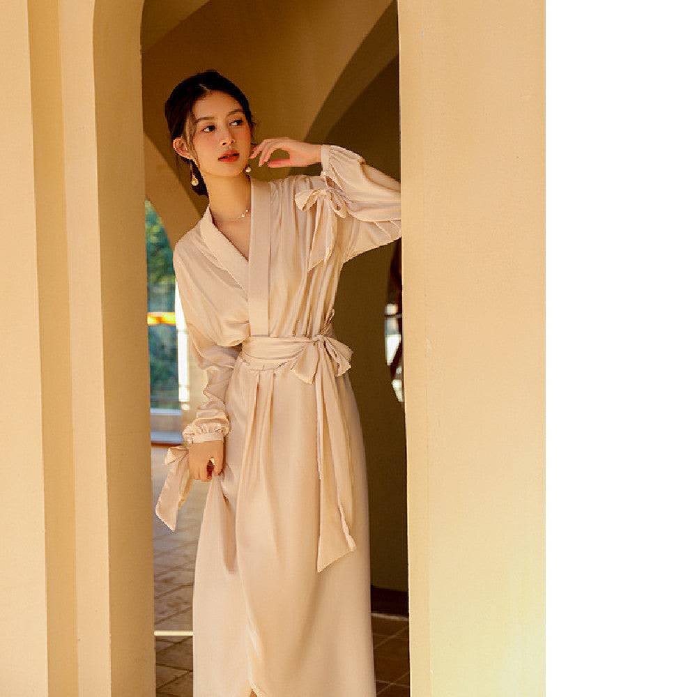 Fashionable Breathable Ice Silk Pajamas For Women