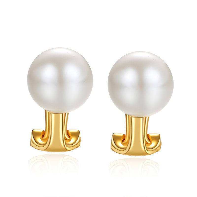 Women's Retro Style Simple Pearl Ear Clip