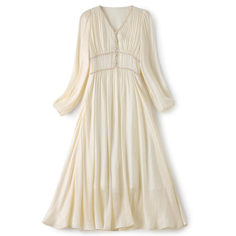 Mid-length White Moonlight Goddess Dress