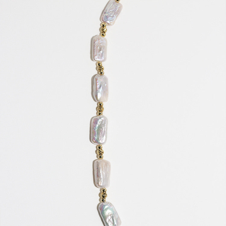 Natural Baroque Pearl Collar Chain Jewelry