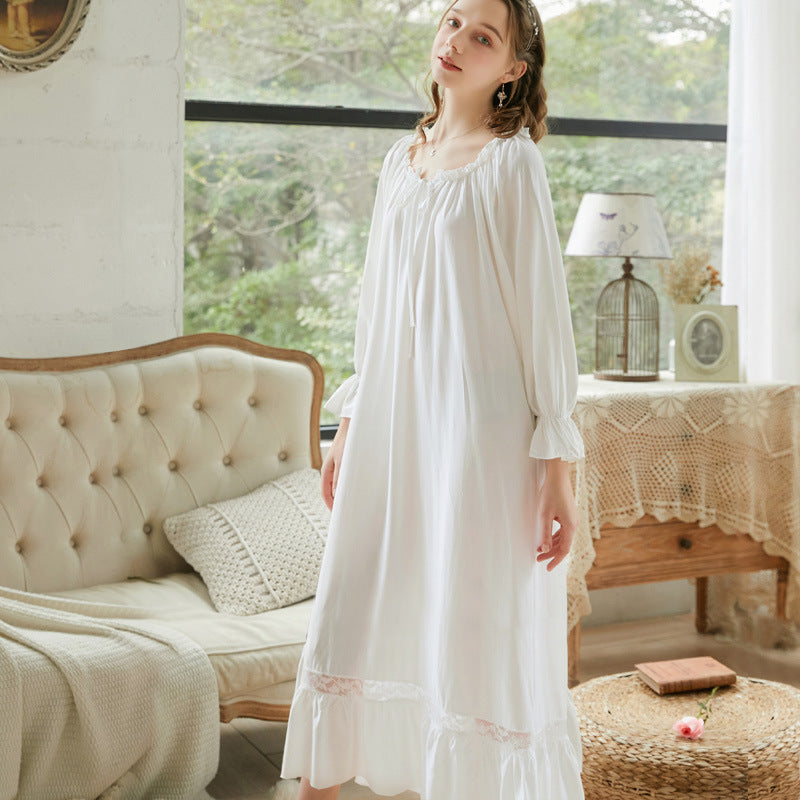 New Cotton Women's Summer Dress Loose And Cute Pajamas Home