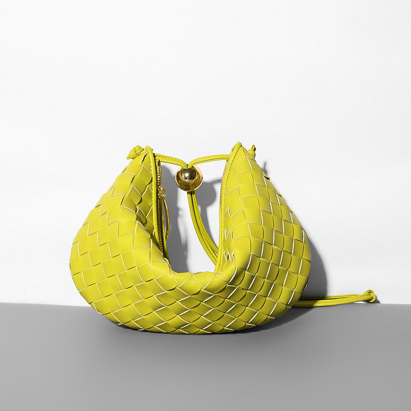 Small Golden Ball Woven Handbag Summer