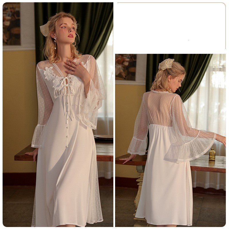 Women's Household Clothing Set With Pajamas For External Wear