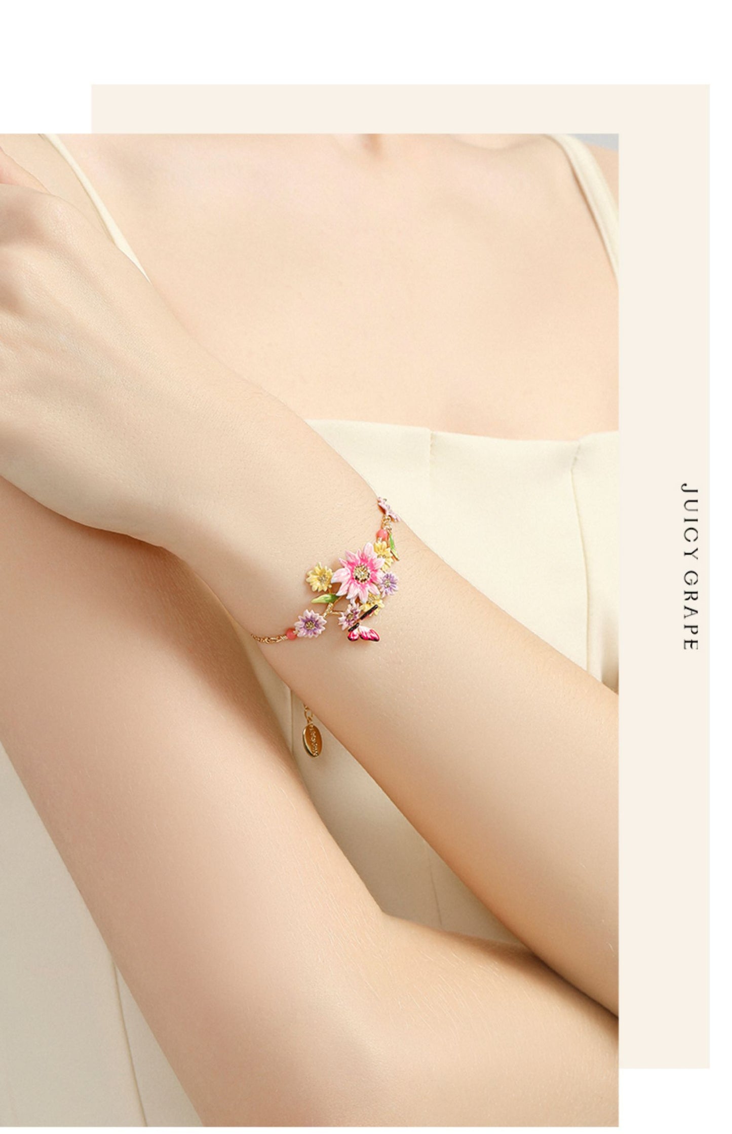 Butterfly Flower Bracelet Exquisite Bracelet Gift