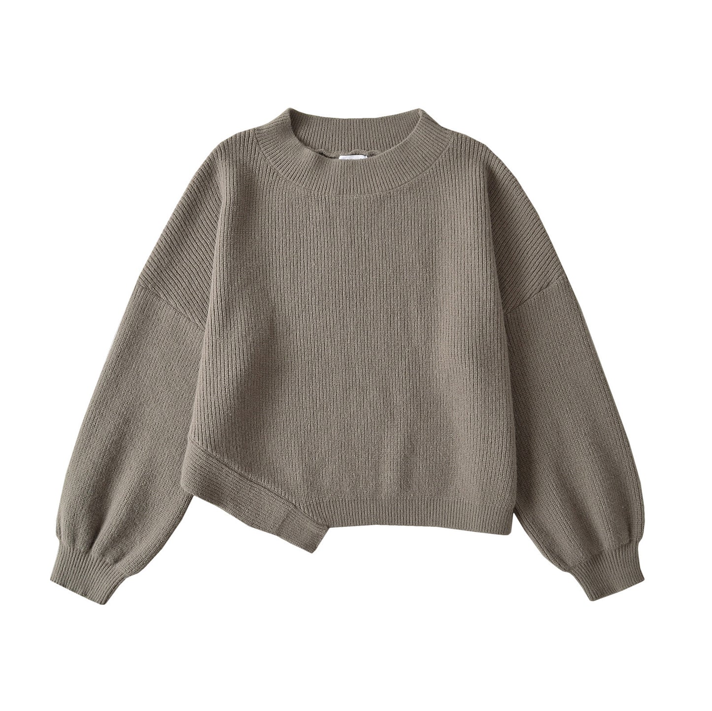 Women's American-style Temperament Leisure Slant-shoulder Loose Sweater