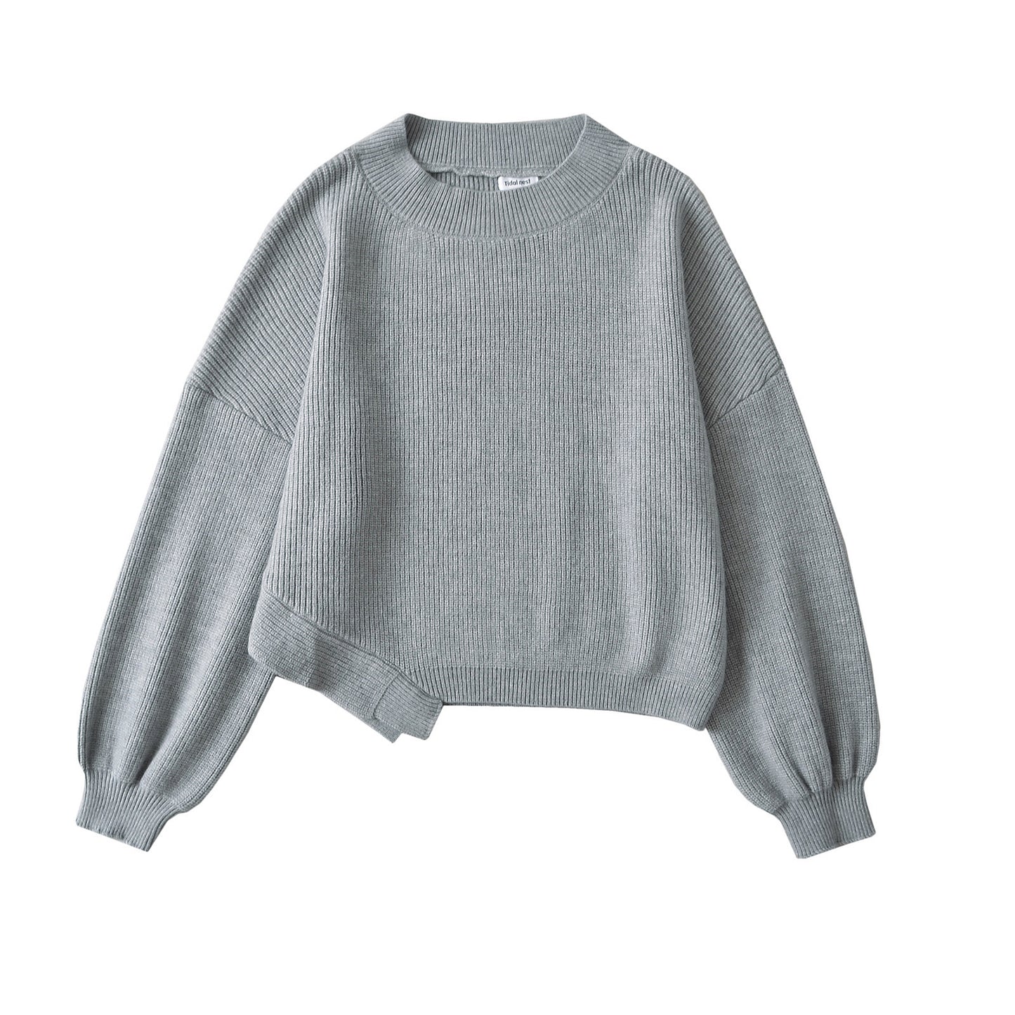 Women's American-style Temperament Leisure Slant-shoulder Loose Sweater