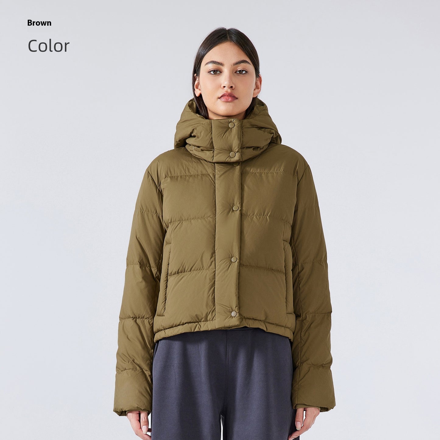 Winter Detachable Hooded High-end Down Jacket