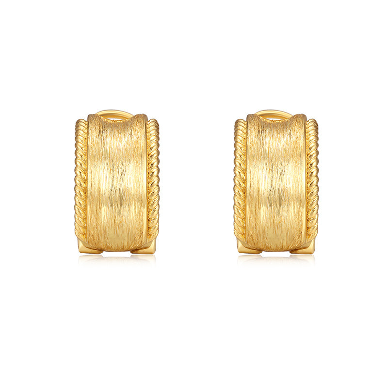 Women's French High-end Niche Retro Simple Earrings