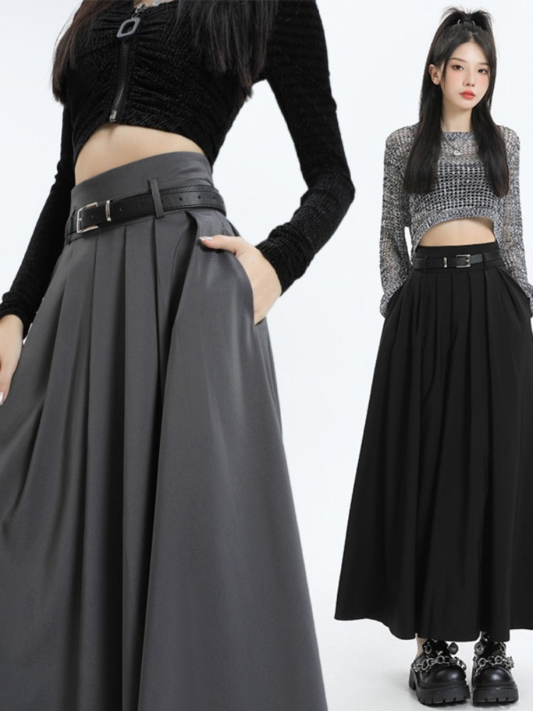 Fashion Personality Black Suit Skirt For Women