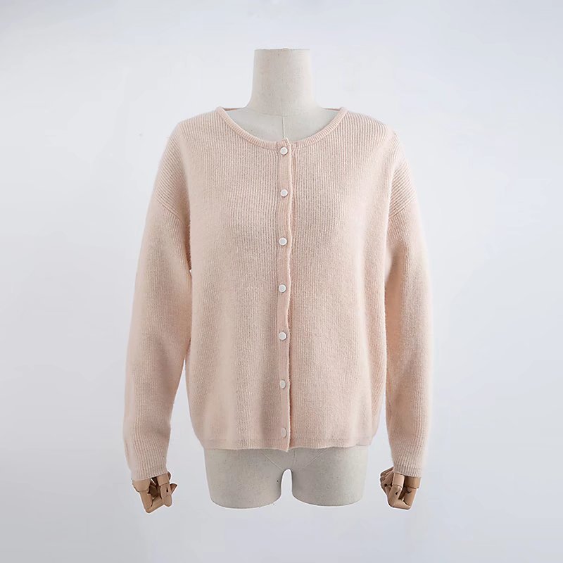 Fashion Single-breasted Knitted Cardigan For Women