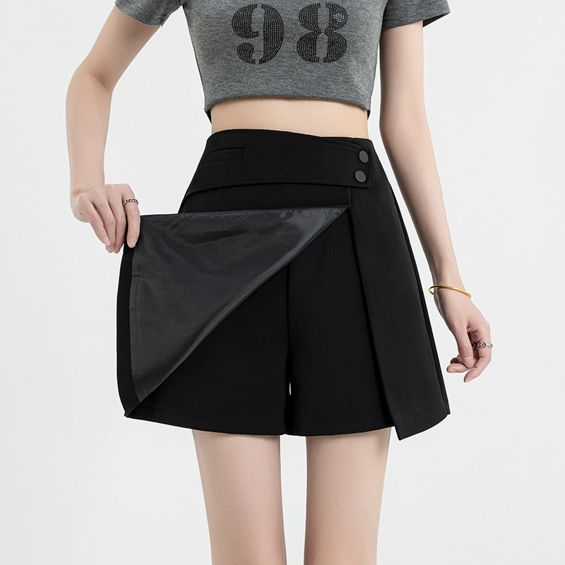 High Waist Irregularly Slimming Skirt