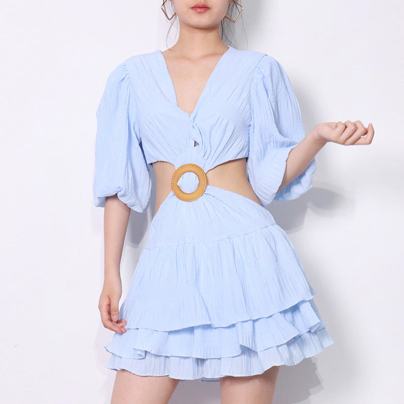 Short Skirt Chiffon Design Sense A-line Dress